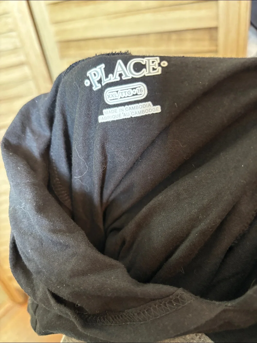 The Children's Place Black, Gray & White Colorblock Hoodie XXL NWT
